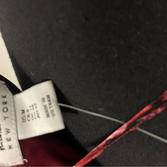 Nicole Miller New York Berry Fuchsia Maxi  Strappy Dress NWT Size M - Picture 6 of 6